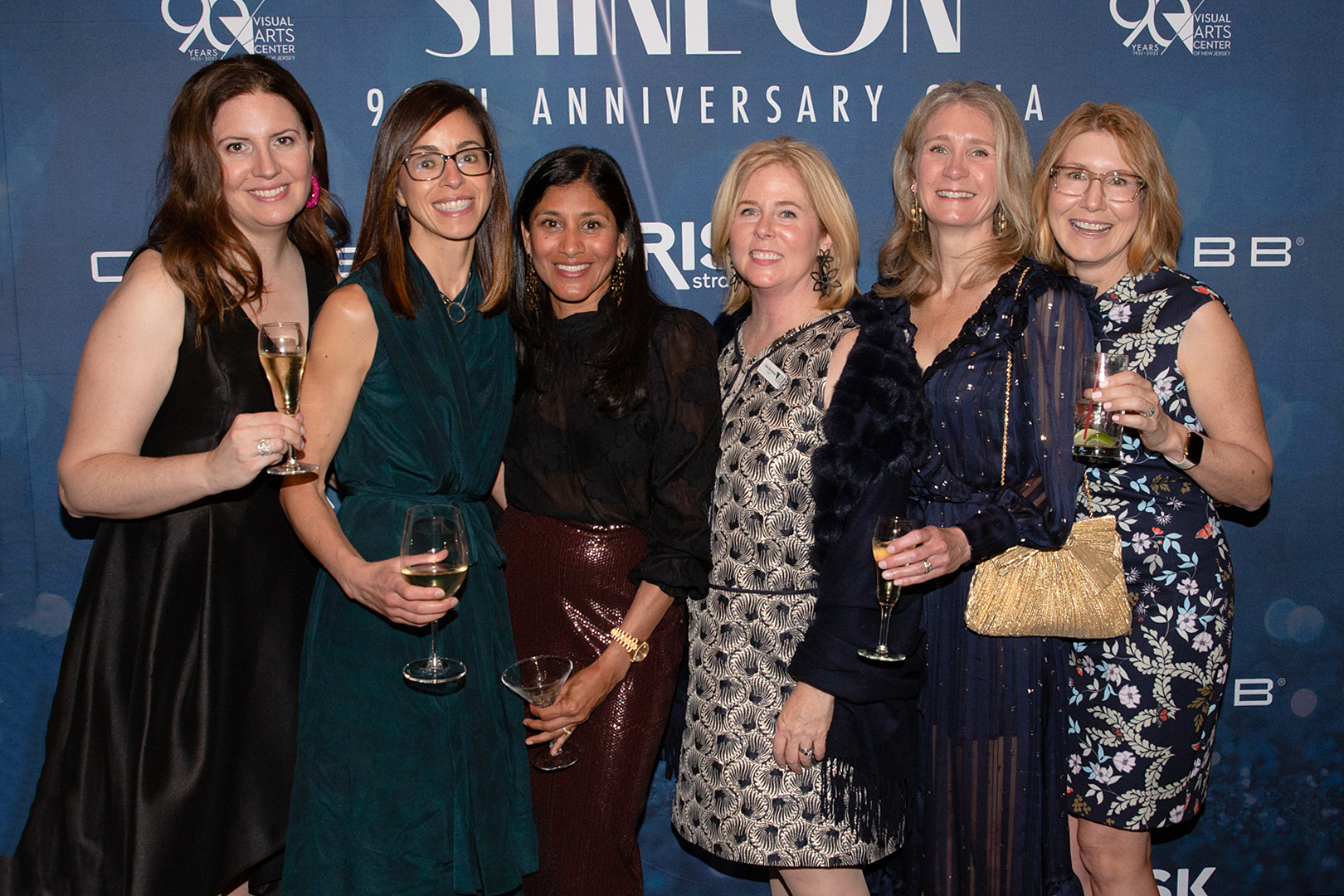 From left to right: Ana Robic, Cristina Sierra, Anita Bobba, Kate Buchanan, Suzanne Henry, and Jill Bray at VACNJ Annual Gala