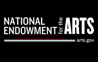 Logo for the National Endowment for the Arts in Black