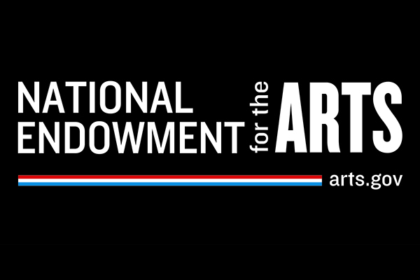 Logo for the National Endowment for the Arts in Black